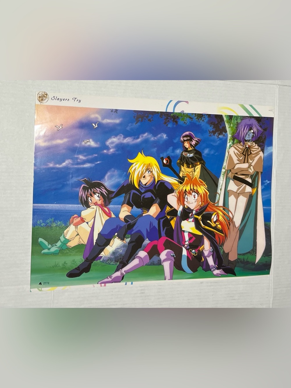 Rare Vintage Slayers Try Poster Anime 90s 2772 Japan
